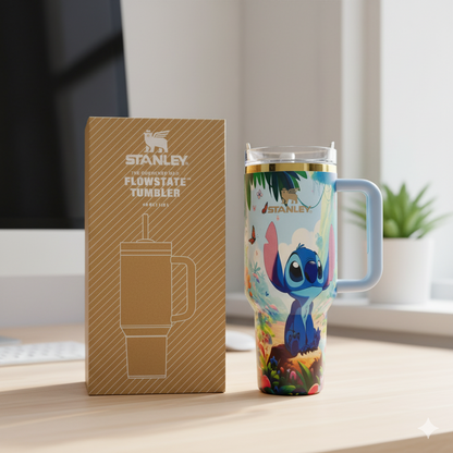 LumoraCraft™ 40oz Stitch Tumbler