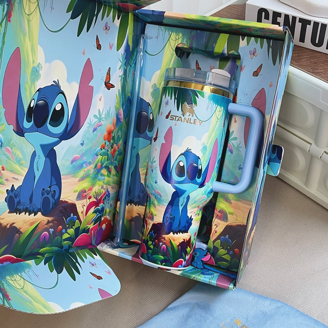 LumoraCraft™ 40oz Stitch Tumbler